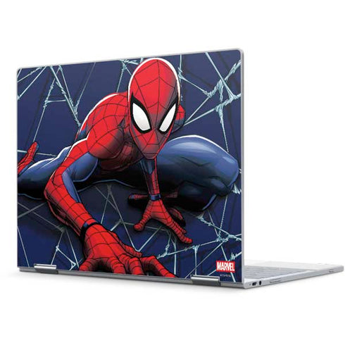 Marvel Spiderman Crawling Spiderman Pixelbook Skin